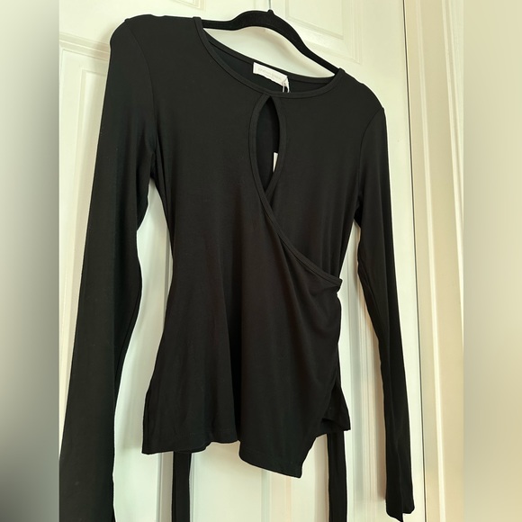 Jonathan Simkhai JENEEN WRAP TOP, size Small NWT! - Picture 9 of 12